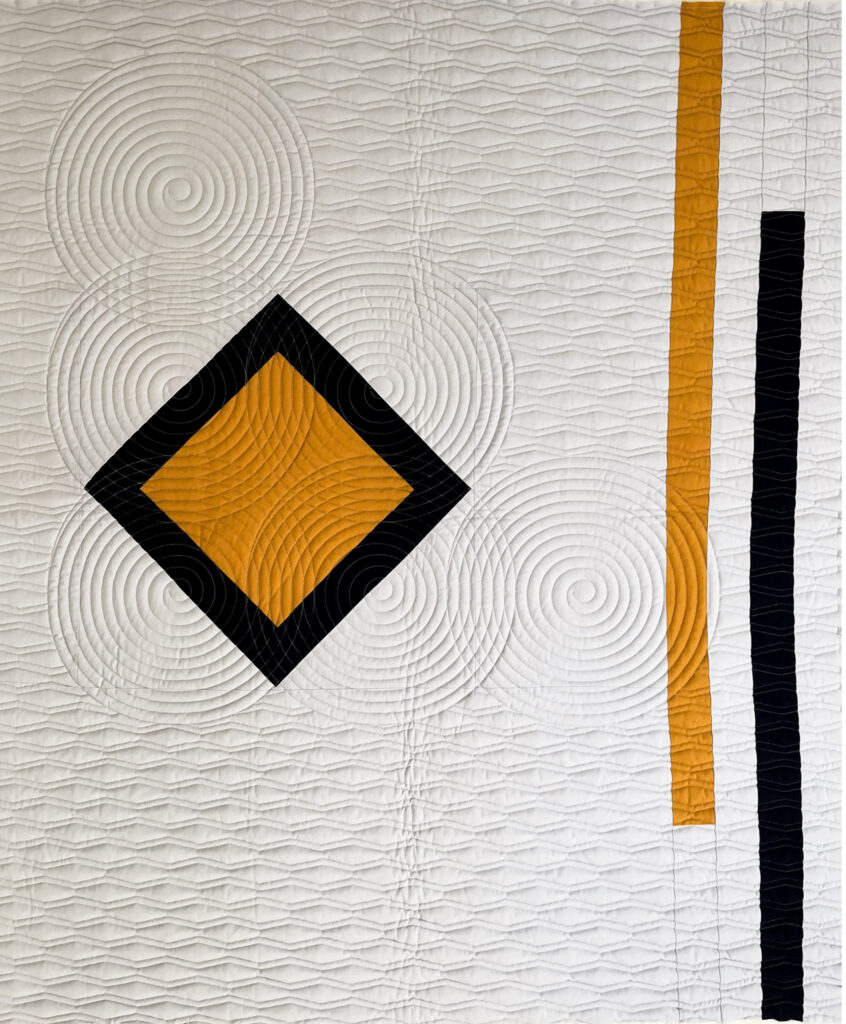 Quilting Fusion retro yellow and black
